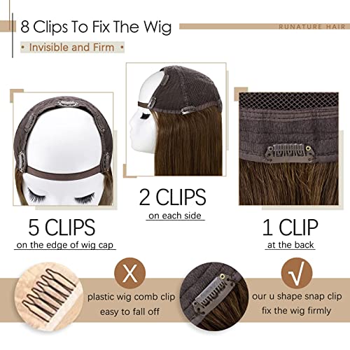 U Part Human Hair Wig 12" - 20 Inches - Image 48