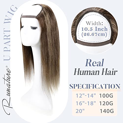 U Part Human Hair Wig 12" - 20 Inches - Image 52