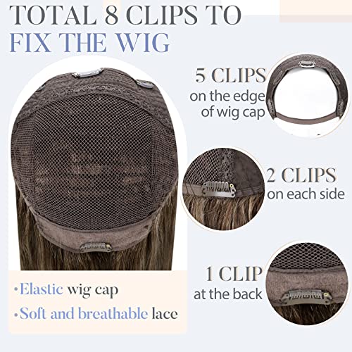 U Part Human Hair Wig 12" - 20 Inches - Image 53