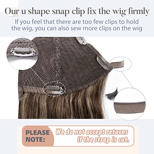 U Part Human Hair Wig 12" - 20 Inches - Image 54
