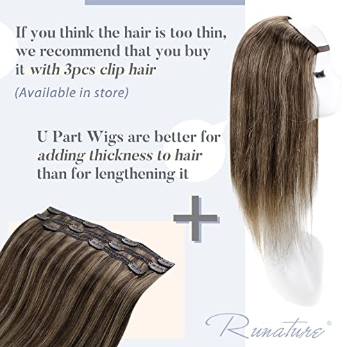 U Part Human Hair Wig 12" - 20 Inches - Image 55