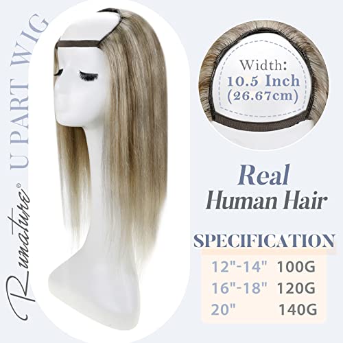 U Part Human Hair Wig 12" - 20 Inches - Image 57