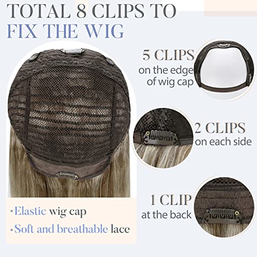 U Part Human Hair Wig 12" - 20 Inches - Image 58