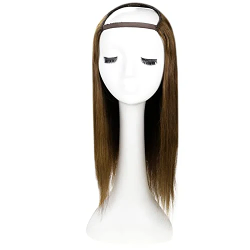 U Part Human Hair Wig 12" - 20 Inches - Image 8