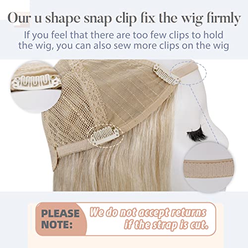 U Part Human Hair Wig 12" - 20 Inches - Image 83