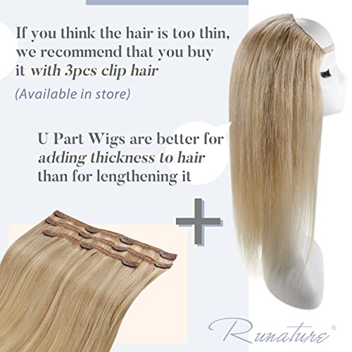 U Part Human Hair Wig 12" - 20 Inches - Image 92