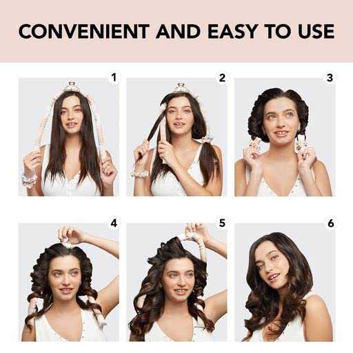 Satin Heatless Curling Set - Hair Rollers for Heatless Curls - Image 5