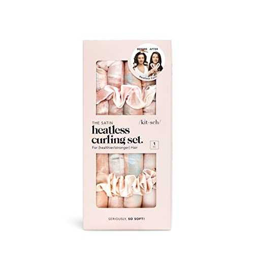 Satin Heatless Curling Set - Hair Rollers for Heatless Curls - Image 9