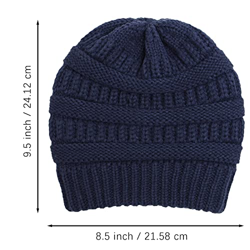 Satin lined Knit Beanie Hat - Image 16