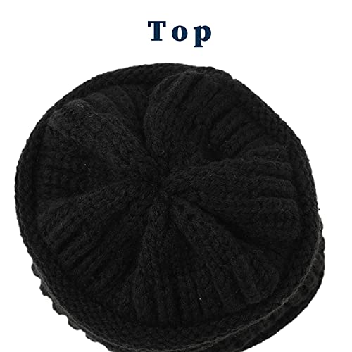 Satin lined Knit Beanie Hat - Image 6