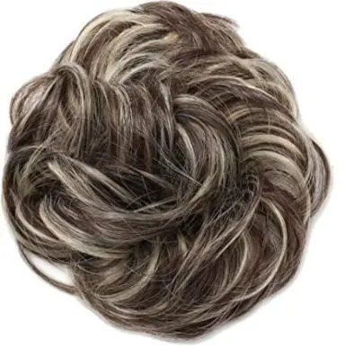 Scrunchie Hair Bun Extension Updo Hairpiece - Image 18