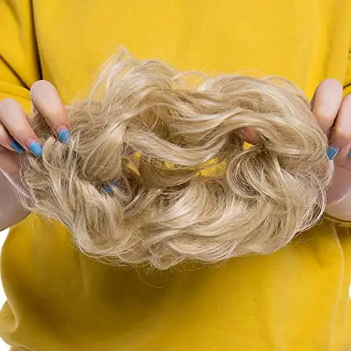 Scrunchie Hair Bun Extension Updo Hairpiece - Image 5