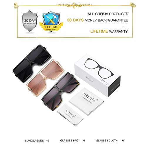 Set of 2 Oversized Sunglasses - Image 25
