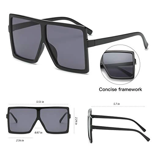 Set of 2 Oversized Sunglasses - Image 44