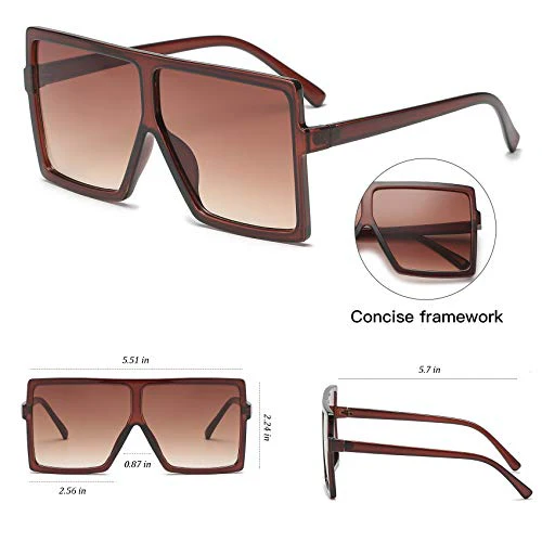Set of 2 Oversized Sunglasses - Image 57