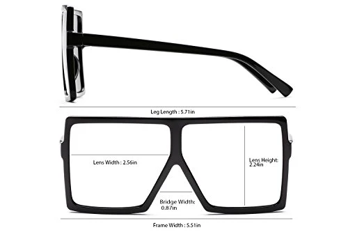 Set of 2 Oversized Sunglasses - Image 7