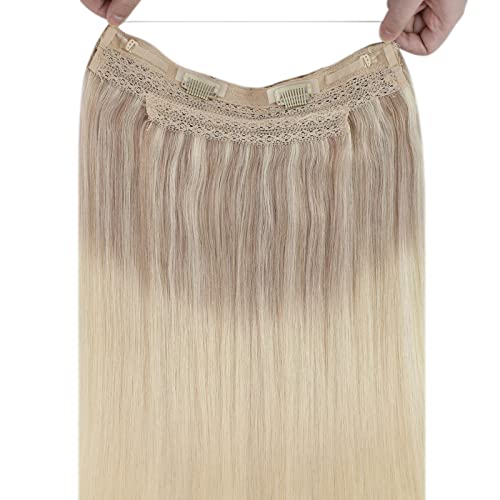 Ombre Halo Human Hair Extensions (Canada) – Instant Volume & Length - Image 23