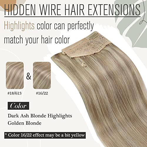 Ombre Halo Human Hair Extensions (Canada) – Instant Volume & Length - Image 38