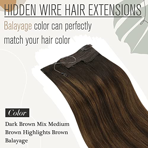 Ombre Halo Human Hair Extensions (Canada) – Instant Volume & Length - Image 56