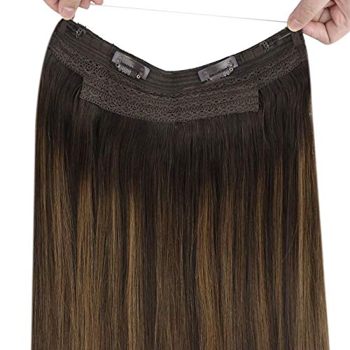Ombre Halo Human Hair Extensions (Canada) – Instant Volume & Length - Image 59
