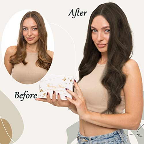 Ombre Halo Human Hair Extensions (Canada) – Instant Volume & Length - Image 62