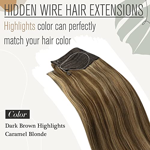 Ombre Halo Human Hair Extensions (Canada) – Instant Volume & Length - Image 69