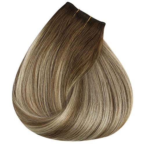 Ombre Halo Human Hair Extensions (Canada) – Instant Volume & Length - Image 7