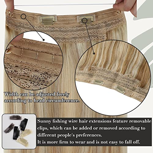 Ombre Halo Human Hair Extensions (Canada) – Instant Volume & Length - Image 9