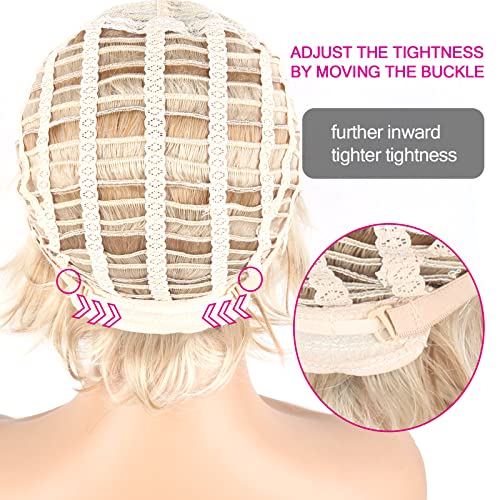 Short Blonde Wig Pixie Cut - Image 10