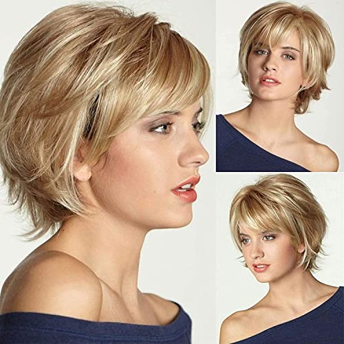 Short Blonde Wig Pixie Cut - Image 7