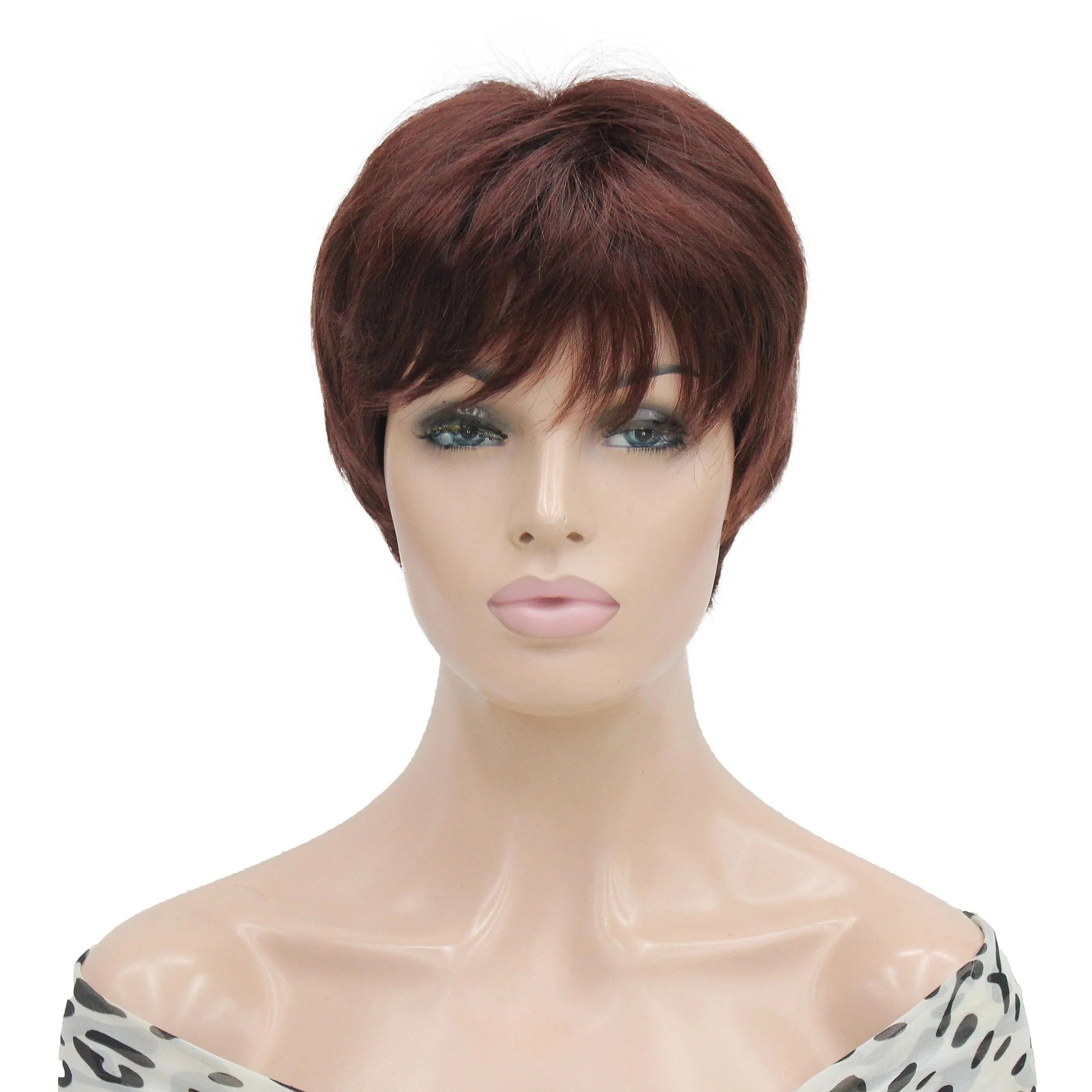 Short Layered Heat Resistant Synthetic Wig - Image 11