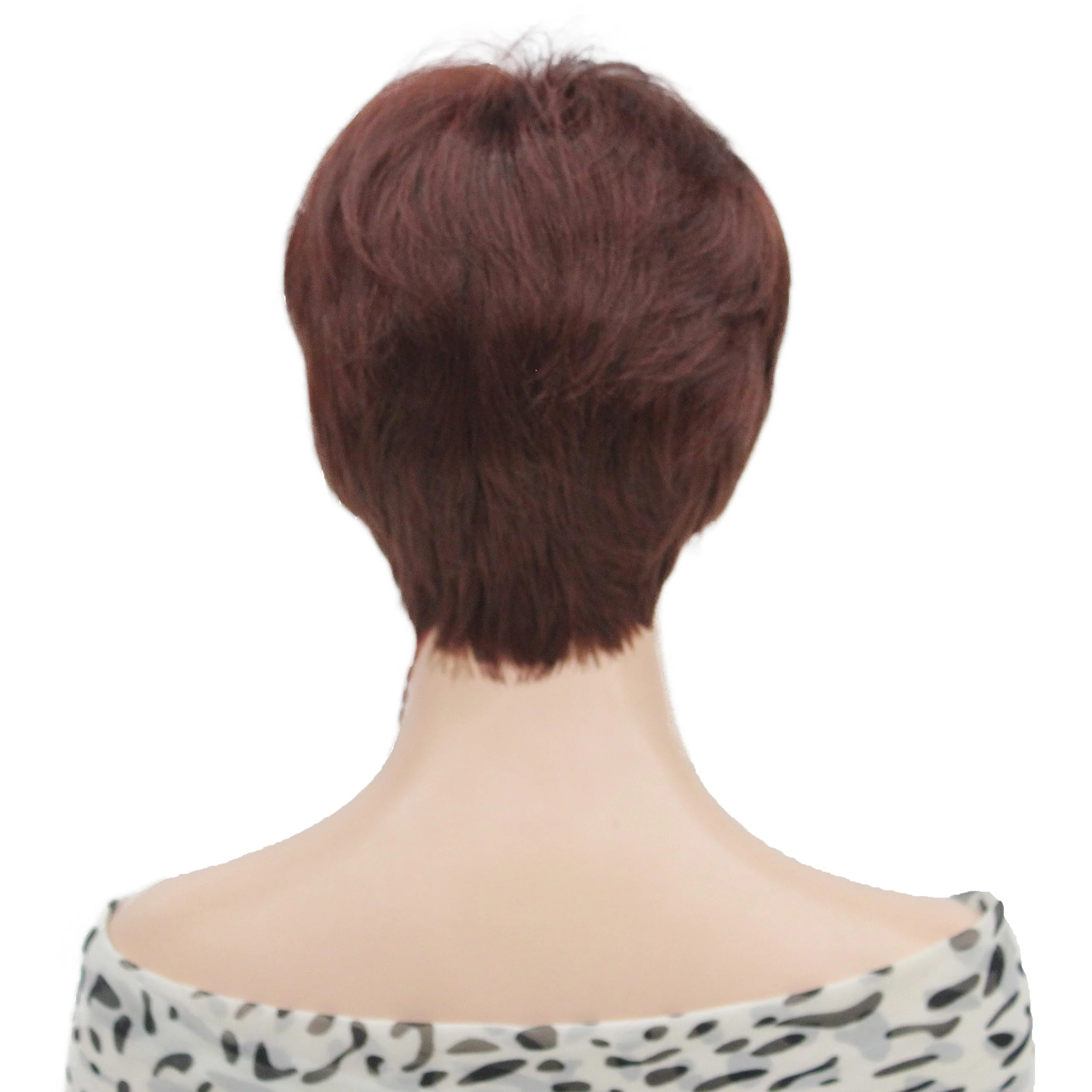 Short Layered Heat Resistant Synthetic Wig - Image 14