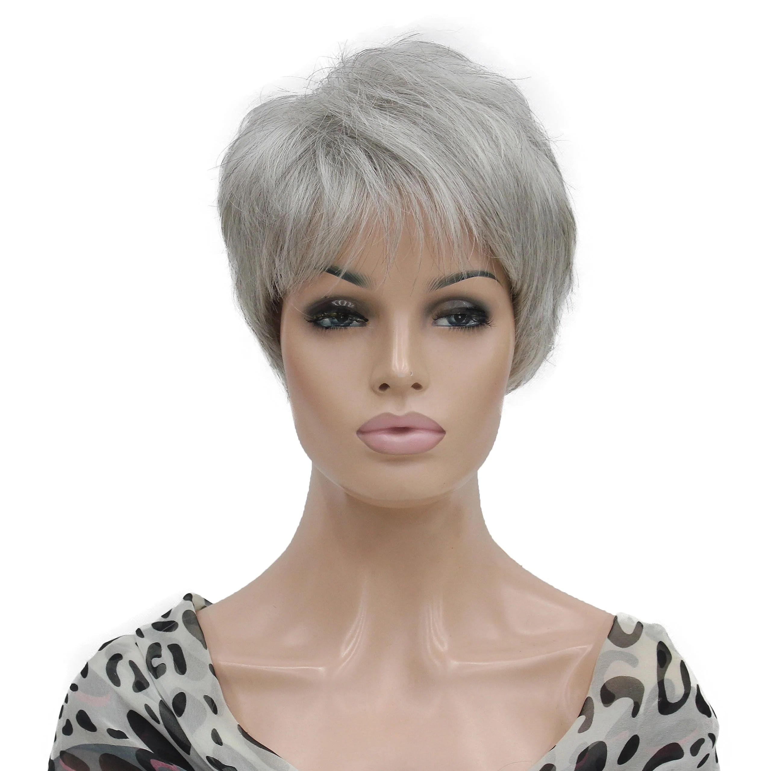 Short Layered Heat Resistant Synthetic Wig - Image 16