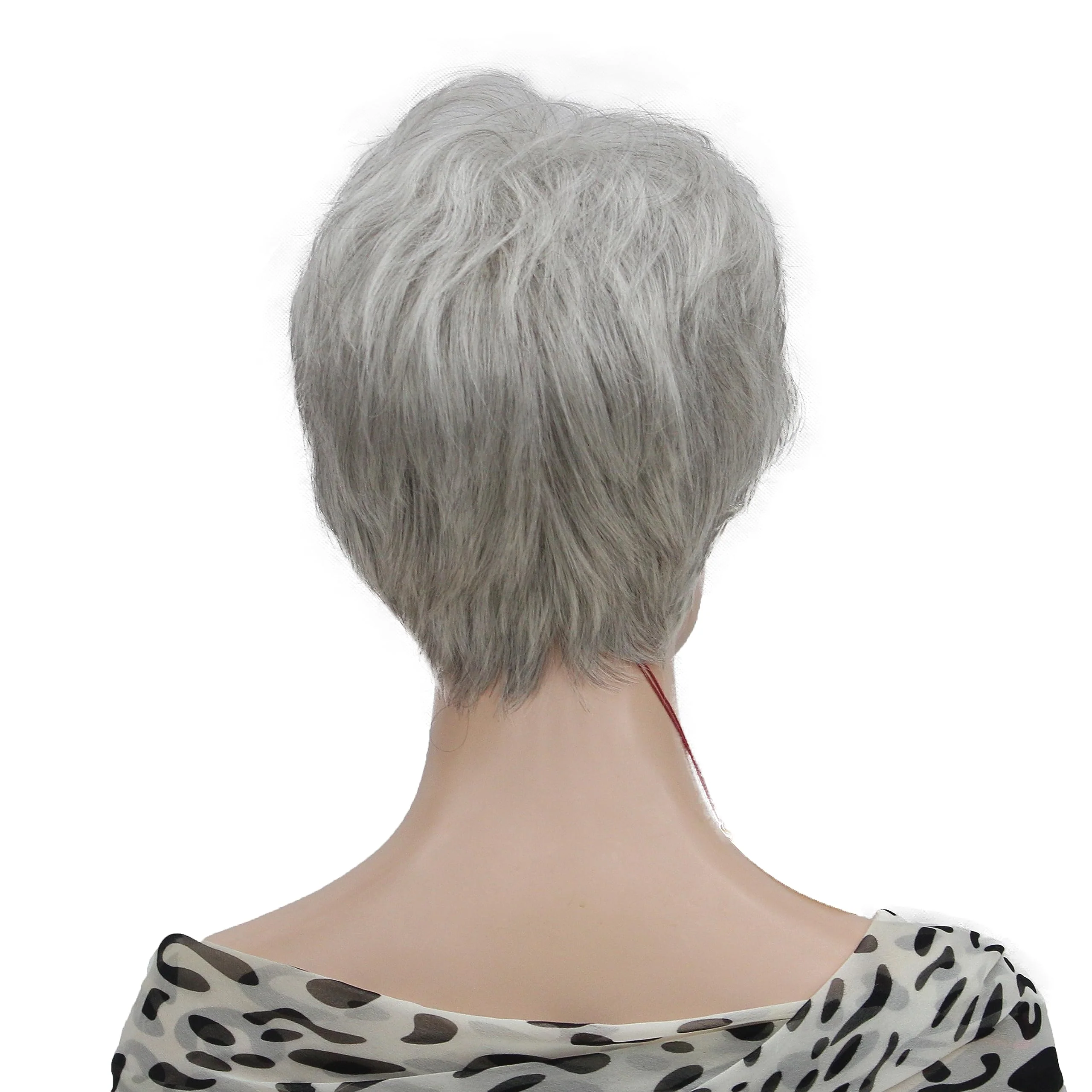 Short Layered Heat Resistant Synthetic Wig - Image 19