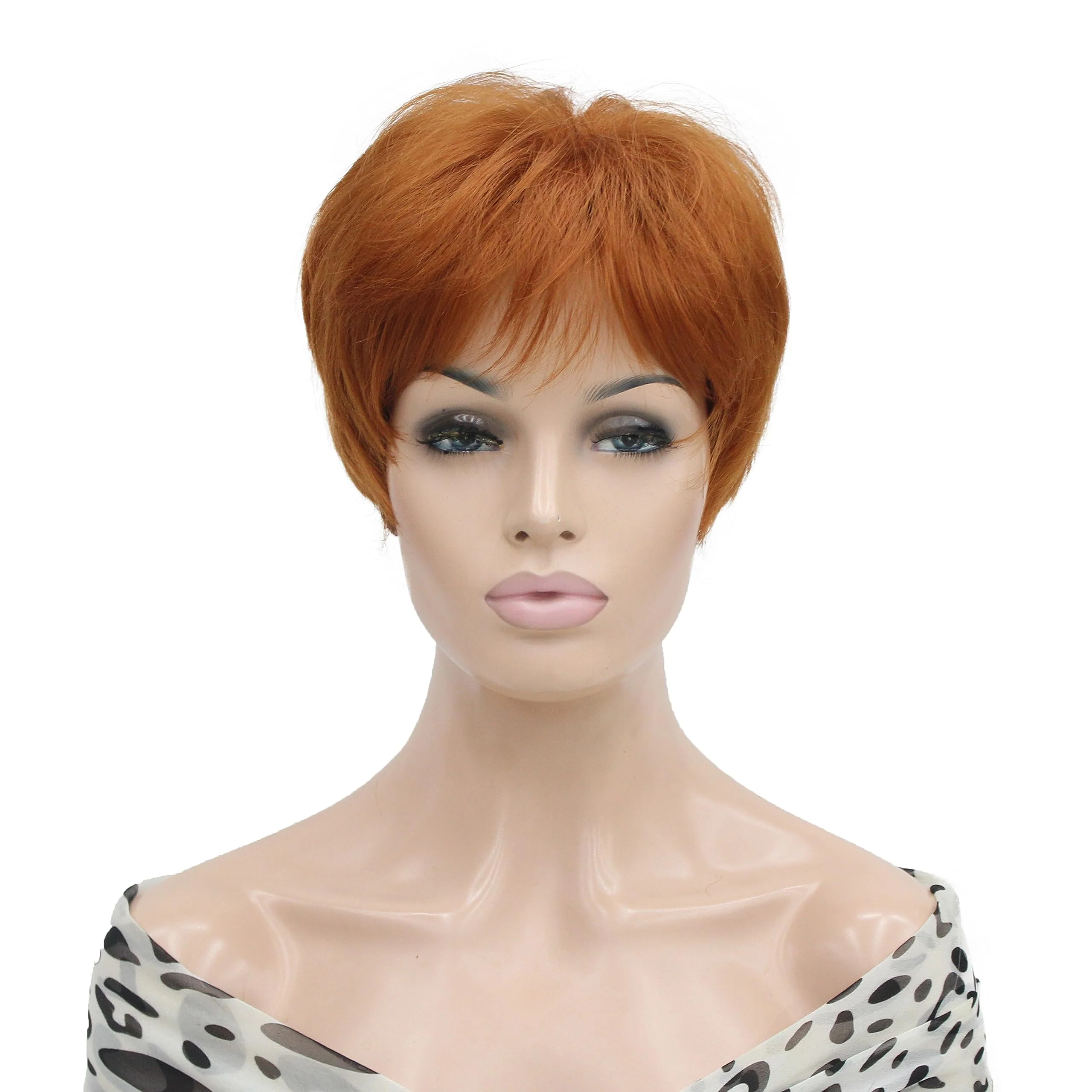 Short Layered Heat Resistant Synthetic Wig - Image 21