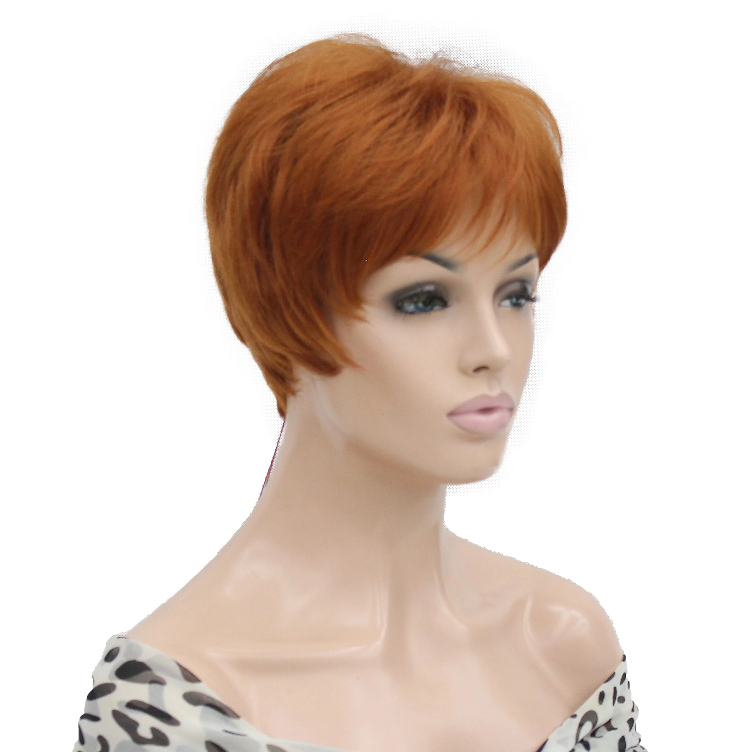 Short Layered Heat Resistant Synthetic Wig - Image 22