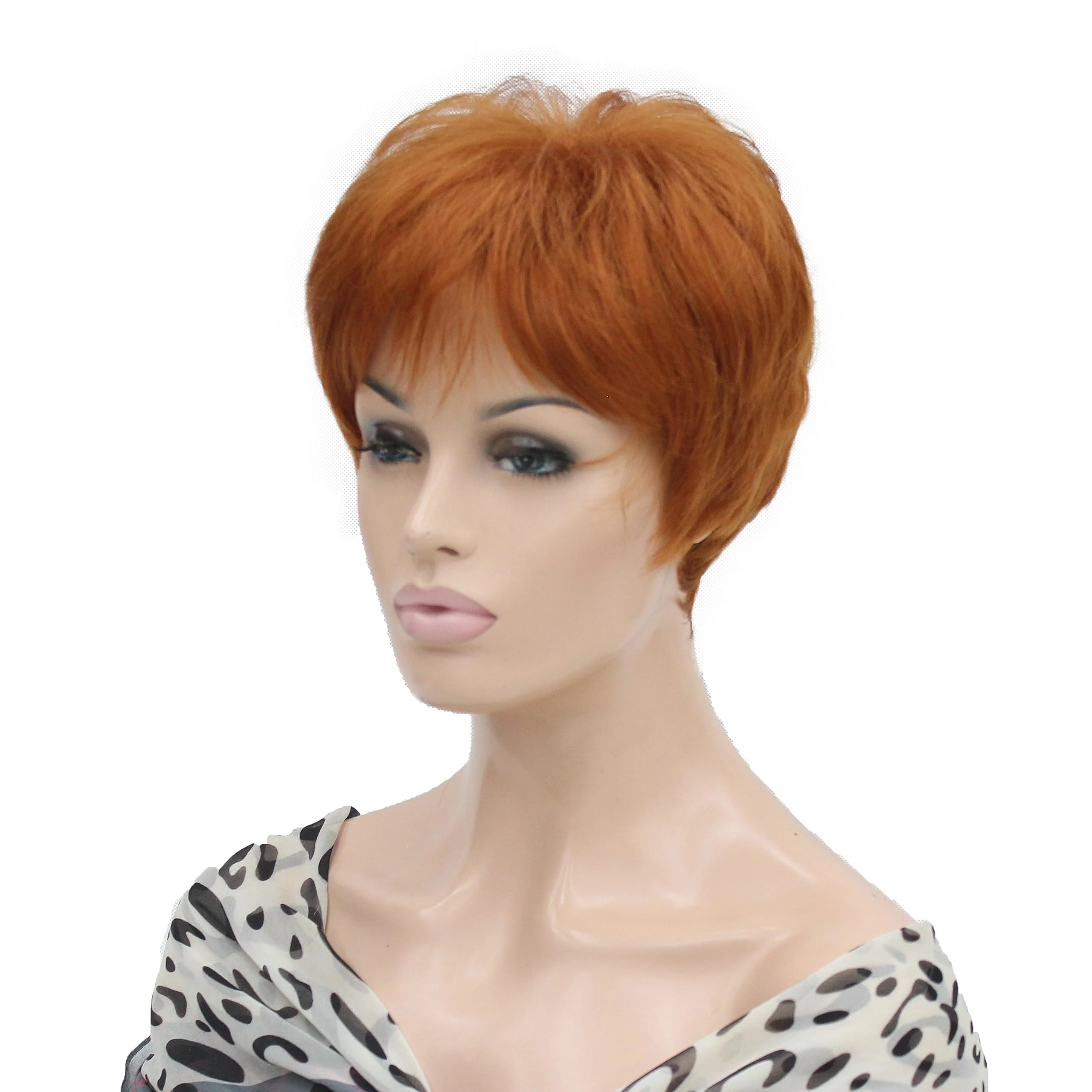 Short Layered Heat Resistant Synthetic Wig - Image 23
