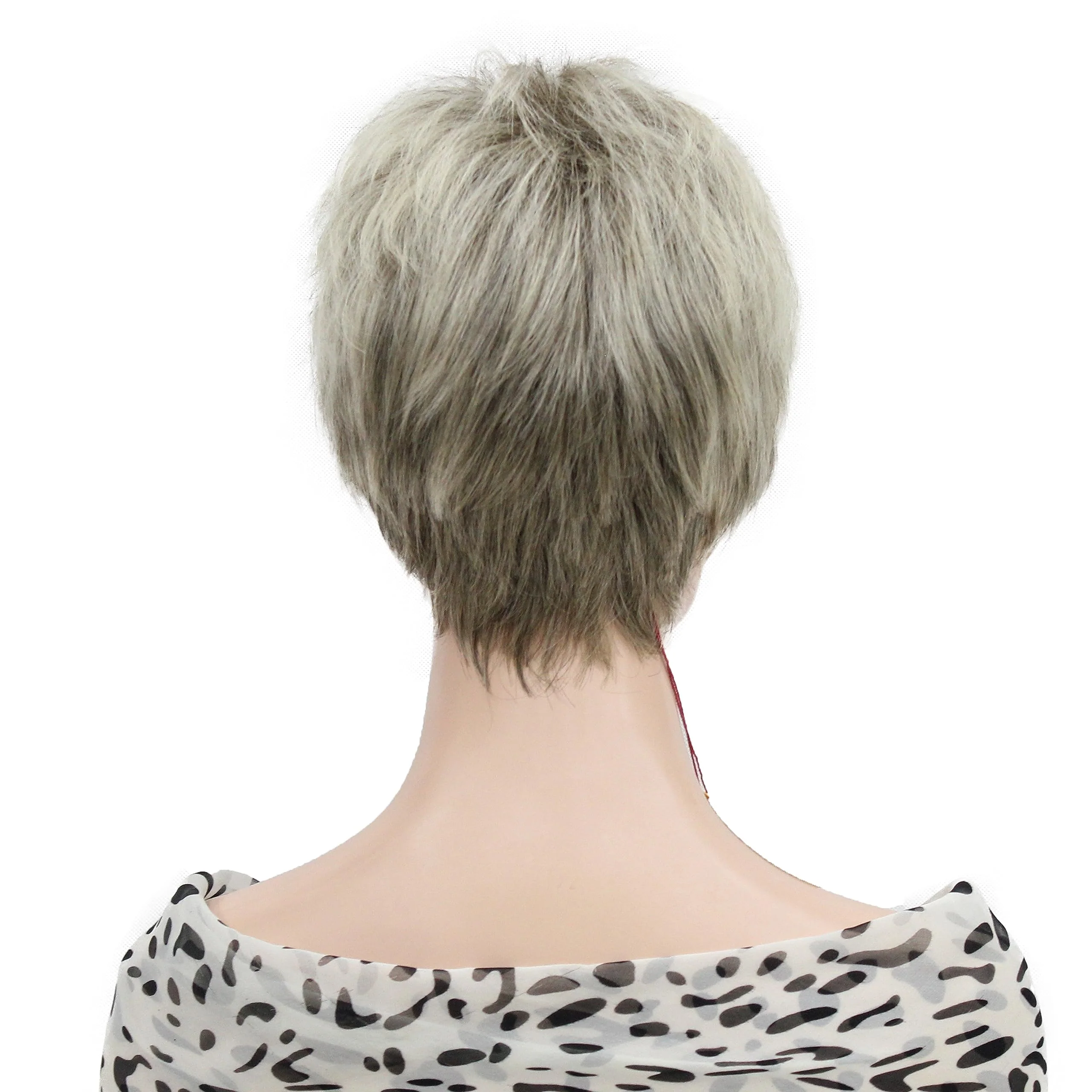 Short Layered Heat Resistant Synthetic Wig - Image 4