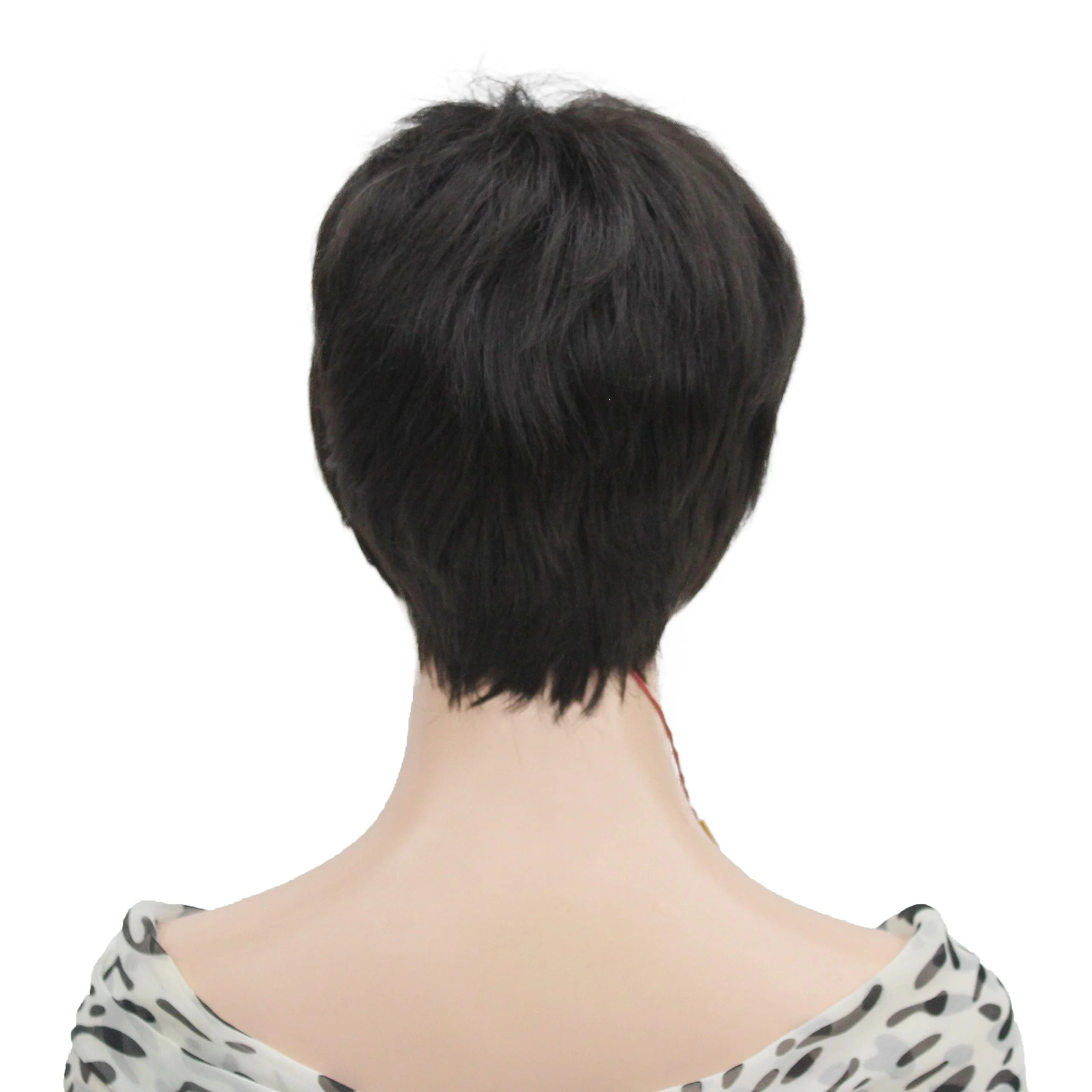 Short Layered Heat Resistant Synthetic Wig - Image 9