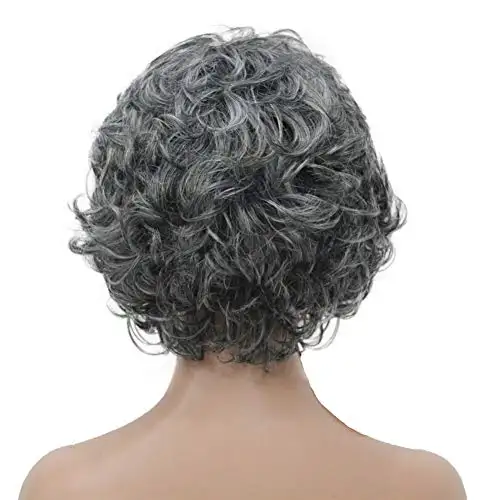 Short Layered Prestyled Synthetic Wig - Image 15