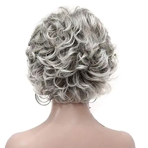 Short Layered Prestyled Synthetic Wig - Image 34