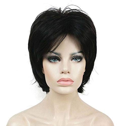 Short Layered Shaggy Synthetic Wig with Bangs - Image 10
