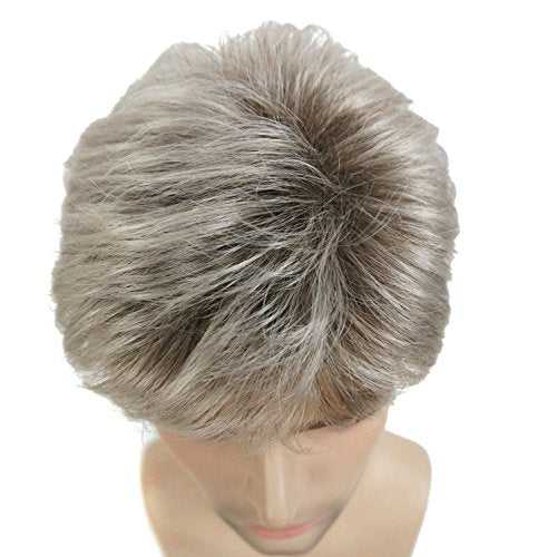 Short Straight Synthetic Mens Wig - Image 10