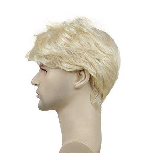 Short Straight Synthetic Mens Wig - Image 14