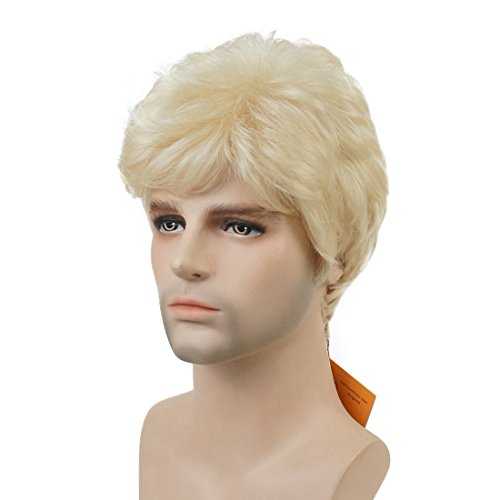 Short Straight Synthetic Mens Wig - Image 17