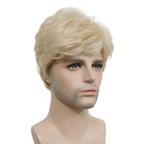 Short Straight Synthetic Mens Wig - Image 18