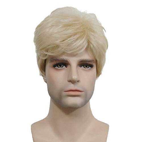 Short Straight Synthetic Mens Wig - Image 19
