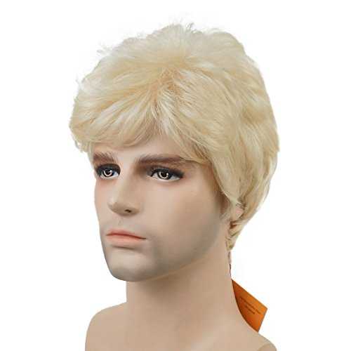 Short Straight Synthetic Mens Wig - Image 22