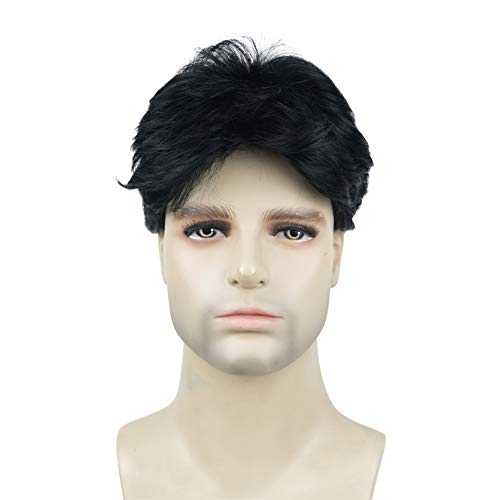 Short Straight Synthetic Mens Wig - Image 23
