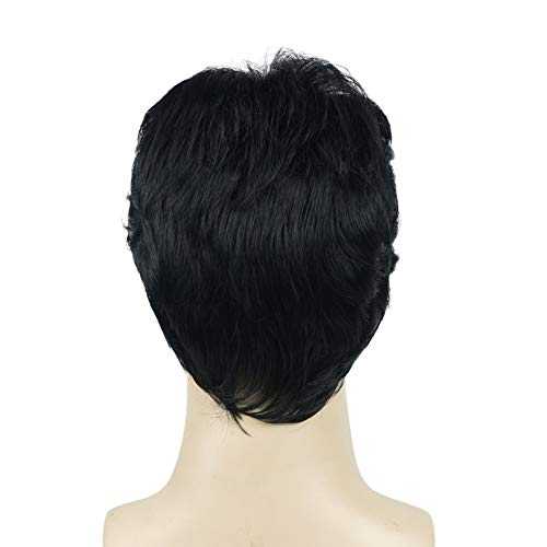 Short Straight Synthetic Mens Wig - Image 26